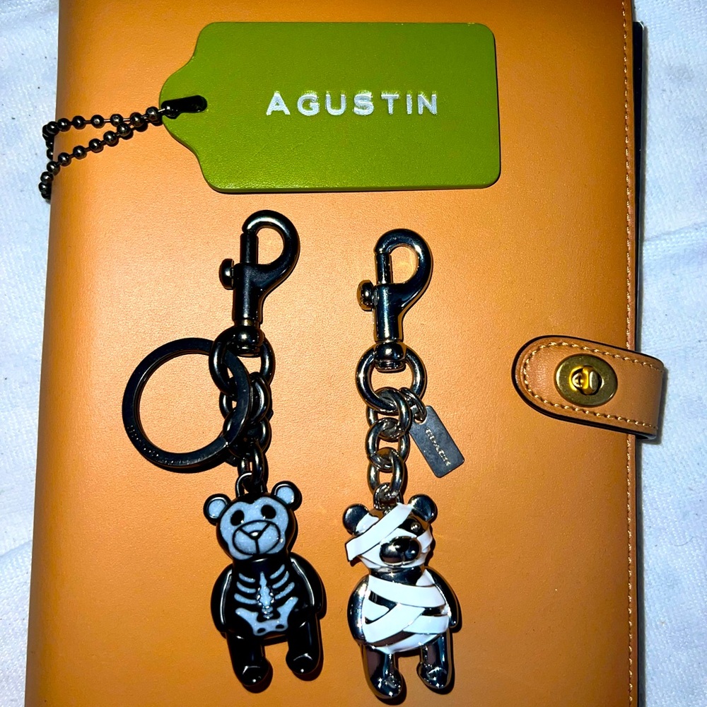 Coach Teddy Bear Enamel Charms